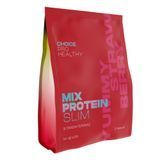 Mix Protein Slim, полуничний смак, 5 порцій &mdash; білковий коктейль для схуднення, заміна сніданку (Чойс) фото