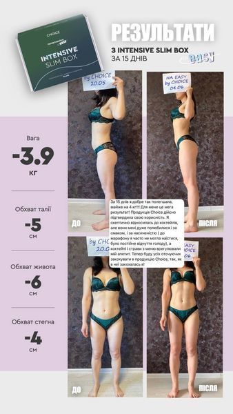 Intensive Slim Box &ndash; комплексний курс здорового схуднення (коктейлі, детокс, від набряків) фото