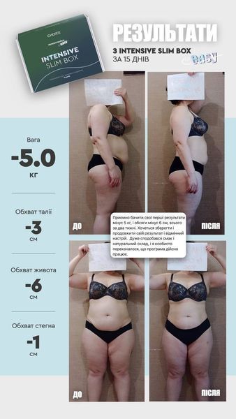 Intensive Slim Box &ndash; комплексний курс здорового схуднення (коктейлі, детокс, від набряків) фото