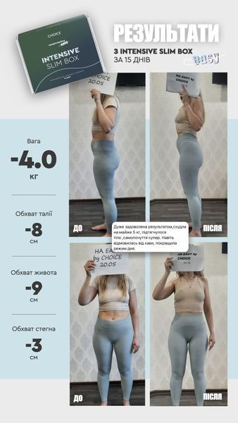 Intensive Slim Box &ndash; комплексний курс здорового схуднення (коктейлі, детокс, від набряків) фото