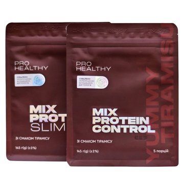 Mix Protein Tiramisu Slim + Control (сніданок та вечеря), по 5 порцій фото