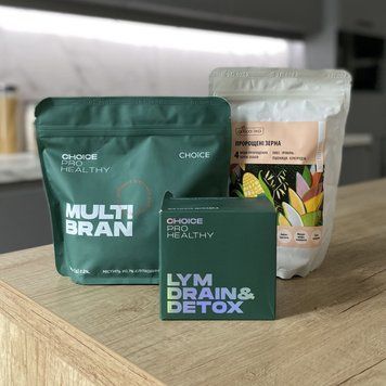 Програма Комфортне травлення і вага: Multi Bran + Lym Drain + Пророщені зерна, Чойс (CHOICE) фото